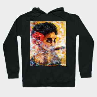 Smoking lady 64 Hoodie